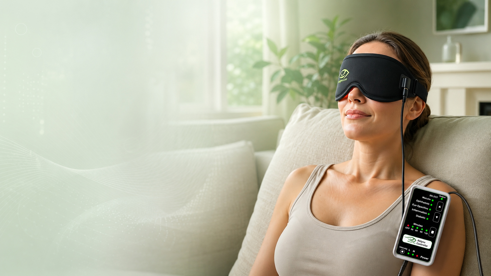 Retyne Eye Mask In Use
